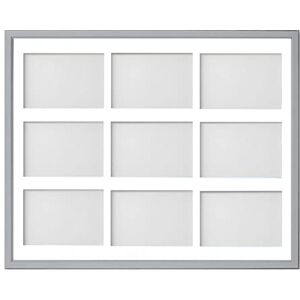 Frame Company Drayton Multi Aperture Photo Frame, Grey, 20x16 for 6x4 inch (x9) Frame Company Drayton Multi Aperture Photo Frame, Grey, 20x16 for 6x4 inch (x9)
