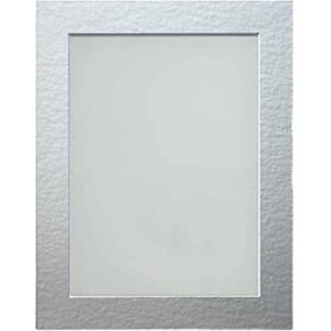 Frame Company Watson Rustic Picture Photo Frame fitted with Perspex, 9x7 inch with Silver Mount for image size 7x5 inch Frame Company Watson Rustic Picture Photo Frame fitted with Perspex, 9x7 inch with Silver Mount for image size 7x5 inch