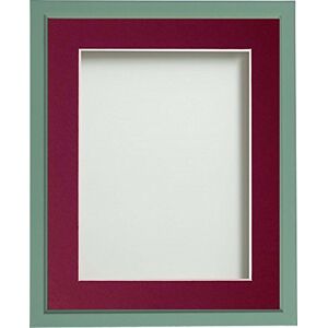 Frame Company Drayton Range 12 x 10 inch Green Picture Photo Frame with Plum Mount For Image Size 10 x 8 inch Frame Company Drayton Range 12 x 10 inch Green Picture Photo Frame with Plum Mount For Image Size 10 x 8 inch