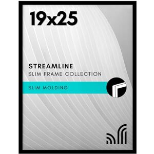 Americanflat 19x25 Poster Frame with Polished Plexiglass Streamline Collection Thin Border Picture Frame for Wall Display Hanging Hardware Included Black Americanflat 19x25 Poster Frame with Polished Plexiglass Streamline Collection Thin Border Picture Frame for Wall Display Hanging Hardware Included Black