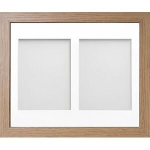 Frame Company Allington Range 12x10-inch Beech Picture Photo Frame with White 2-Aperture Mount for Image Size 7x5-inch Frame Company Allington Range 12x10-inch Beech Picture Photo Frame with White 2-Aperture Mount for Image Size 7x5-inch