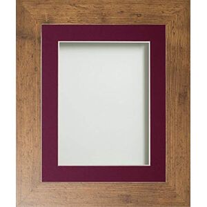 Frame Company Watson Range Rustic 60x50cm Picture Photo Frame with Plum Mount for Image 50x40cm *Choice of Sizes* Fitted with Perspex Frame Company Watson Range Rustic 60x50cm Picture Photo Frame with Plum Mount for Image 50x40cm *Choice of Sizes* Fitted with Perspex