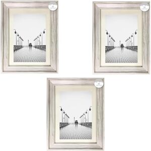 1ABOVE Set of 3 A4 Certificate, Photo Frames, White Solitaire Shabby Chic Distressed Wood Styrene Photo Frames, Ideal for certificates, pictures and photographs 1ABOVE Set of 3 A4 Certificate, Photo Frames, White Solitaire Shabby Chic Distressed Wood Styrene Photo Frames, Ideal for certificates, pictures and photographs