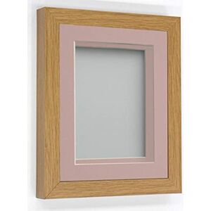 Frame Company Rickman Box 3D Photo Frame, Wood, Beech with Pink Mount, 12x10 for Image Size 9x7 inch Frame Company Rickman Box 3D Photo Frame, Wood, Beech with Pink Mount, 12x10 for Image Size 9x7 inch