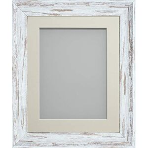 Frame Company Lynton Driftwood Photo Frame with Ivory Mount, 16x12 for 13x9 inch, fitted with perspex Frame Company Lynton Driftwood Photo Frame with Ivory Mount, 16x12 for 13x9 inch, fitted with perspex