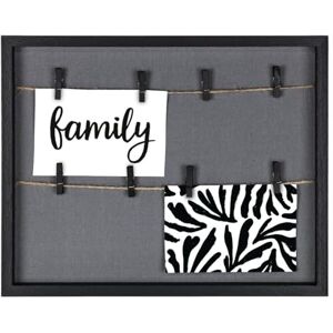Hama Muro Photo Frame with Cord and Clips, Black, 29.5 x 36.5 cm Hama Muro Photo Frame with Cord and Clips, Black, 29.5 x 36.5 cm