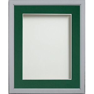 Frame Company Drayton Range 12x10-inch Grey Picture Photo Frame with Bottle Green Mount For Image Size 6x4-inch Frame Company Drayton Range 12x10-inch Grey Picture Photo Frame with Bottle Green Mount For Image Size 6x4-inch
