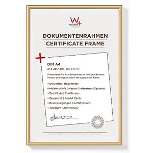 walther design Picture Frame Gold 21 x 29,7 cm (DIN A4) New Lifestyle Plastic Frame KV130G walther design Picture Frame Gold 21 x 29,7 cm (DIN A4) New Lifestyle Plastic Frame KV130G