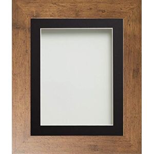 Frame Company Watson Range Rustic 20x16 inch Picture Photo Frame with Black Mount for Image A3 *Choice of Sizes* Fitted with Real Glass Frame Company Watson Range Rustic 20x16 inch Picture Photo Frame with Black Mount for Image A3 *Choice of Sizes* Fitted with Real Glass