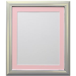FRAMES BY POST Soda Picture Photo and Poster Frame, Plastic, Silver with Pink Mount, 30 x 24 Inch Image Size A2 FRAMES BY POST Soda Picture Photo and Poster Frame, Plastic, Silver with Pink Mount, 30 x 24 Inch Image Size A2