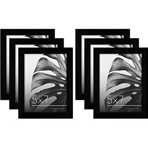 Americanflat 7x5 Photo Frames Set of 6 Gallery Wall Picture Frame Set in Black Engineered Wood with Polished Plexiglass Horizontal and Vertical Formats for Wall and Tabletop Americanflat 7x5 Photo Frames Set of 6 Gallery Wall Picture Frame Set in Black Engineered Wood with Polished Plexiglass Horizontal and Vertical Formats for Wall and Tabletop