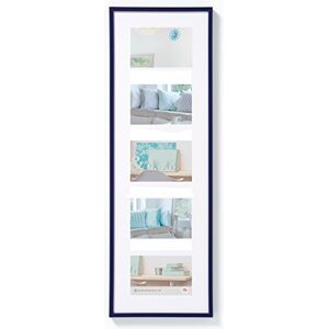 walther design Picture Frame Blue 5X 10x15 cm Gallery with PassepArtout, New Lifestyle Plastic Frame KV515L walther design Picture Frame Blue 5X 10x15 cm Gallery with PassepArtout, New Lifestyle Plastic Frame KV515L