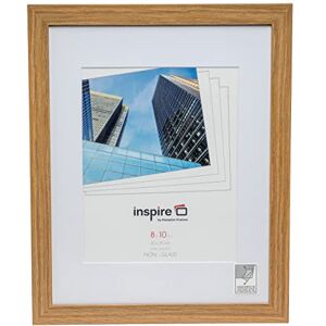 Hampton Frames Poster Frame 8x10 (20x25cm), Oak Effect, Rectangular MDF Paperwrapped, Acrylic Aperture, Rear Hanging Loops Wall Mount Photo Display Hampton Frames Poster Frame 8x10 (20x25cm), Oak Effect, Rectangular MDF Paperwrapped, Acrylic Aperture, Rear Hanging Loops Wall Mount Photo Display