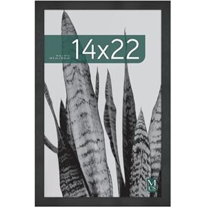 MCS Studio Gallery 14x22 Poster Frame Black Woodgrain, Vertical & Horizontal Wall Hanging Large Picture Frame for Photos, Posters & Art Prints (1-Pack) MCS Studio Gallery 14x22 Poster Frame Black Woodgrain, Vertical & Horizontal Wall Hanging Large Picture Frame for Photos, Posters & Art Prints (1-Pack)