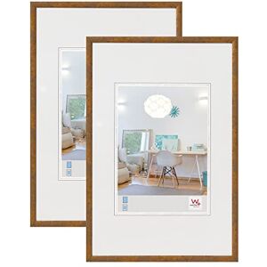 walther design Picture Frame taupe 20 x 30 cm Twin Pack, New Lifestyle Plastic Frame KV030XD walther design Picture Frame taupe 20 x 30 cm Twin Pack, New Lifestyle Plastic Frame KV030XD