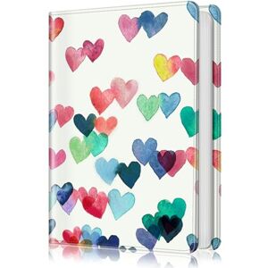 FINTIE Photo Album 4x6 Photos 112 Photos Premium Vegan Leather Cover with Snap Fastener, Portable Wallet Photo Albums (Raining Hearts) FINTIE Photo Album 4x6 Photos 112 Photos Premium Vegan Leather Cover with Snap Fastener, Portable Wallet Photo Albums (Raining Hearts)