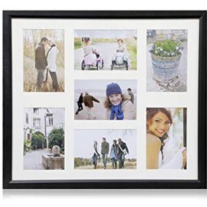 ARPAN 6"x4" Multi Aperture MDF Photo Picture Frame Holds 7 Photos 6"x4 ARPAN 6"x4" Multi Aperture MDF Photo Picture Frame Holds 7 Photos 6"x4