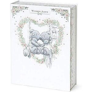 Me To You AGA01001 Tatty Teddy Wedding Day Album-160 Photos, 6 x 4, Blue,grey,pink,silver Me To You AGA01001 Tatty Teddy Wedding Day Album-160 Photos, 6 x 4, Blue,grey,pink,silver