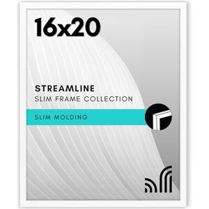 Americanflat 16x20 Poster Frame in White Thin Border Photo Frame with Polished Plexiglass Wall Picture Frame with Hanging Hardware Included for Horizontal or Vertical Display Format Americanflat 16x20 Poster Frame in White Thin Border Photo Frame with Polished Plexiglass Wall Picture Frame with Hanging Hardware Included for Horizontal or Vertical Display Format