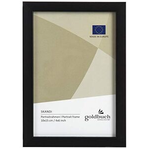 Goldbuch Skandi 90 0892 Picture Frame 10 x 15 cm Real Wood Single Frame with Wall Mount Black Goldbuch Skandi 90 0892 Picture Frame 10 x 15 cm Real Wood Single Frame with Wall Mount Black