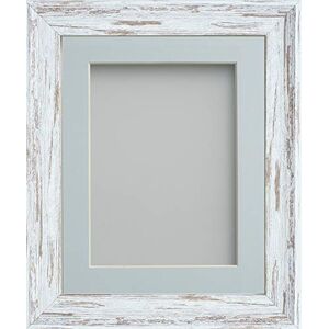 Frame Company Lynton Driftwood Photo Frame with Light Blue Mount, 16x12 for 13x9 inch, fitted with perspex Frame Company Lynton Driftwood Photo Frame with Light Blue Mount, 16x12 for 13x9 inch, fitted with perspex