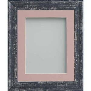 Frame Company Lynton Coal Photo Frame with Pink Mount, A4 for 10x6 inch, fitted with perspex Frame Company Lynton Coal Photo Frame with Pink Mount, A4 for 10x6 inch, fitted with perspex