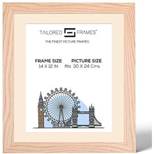 Tailored Frames 99 Solid Natural Oak 14" x 11" Frame for 24 x 30Cm Picture Single Picture Frames Wall Hanging Type Photo Frame with Antique Mount Tailored Frames 99 Solid Natural Oak 14" x 11" Frame for 24 x 30Cm Picture Single Picture Frames Wall Hanging Type Photo Frame with Antique Mount