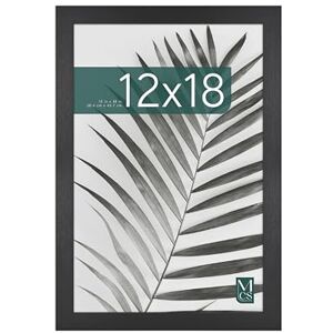 MCS Studio Gallery 30.5x46 cm (12x18 in) Picture Frame Black Woodgrain, Rectangle Vertical & Horizontal Wall Hanging Large Picture Frame for Photos, Posters & Art Prints (1-Pack) MCS Studio Gallery 30.5x46 cm (12x18 in) Picture Frame Black Woodgrain, Rectangle Vertical & Horizontal Wall Hanging Large Picture Frame for Photos, Posters & Art Prints (1-Pack)