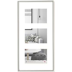 walther design Picture Frame White 3x 10x15 cm Gallery with PassepArtout, Galeria Plastic Frame KW315S walther design Picture Frame White 3x 10x15 cm Gallery with PassepArtout, Galeria Plastic Frame KW315S