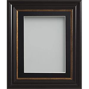 Frame Company Emson Black Picture Photo Frame with Black Mount 9x7 for pic size 7x5 *Choice of Sizes* Fitted with Real Glass Frame Company Emson Black Picture Photo Frame with Black Mount 9x7 for pic size 7x5 *Choice of Sizes* Fitted with Real Glass
