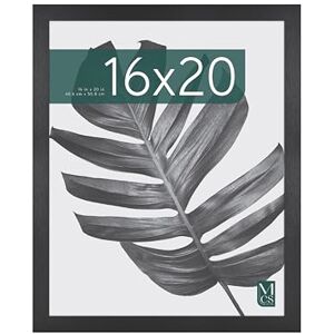 MCS Studio Gallery 41x51 cm (16x20 in) Poster Frame Black Woodgrain, Vertical & Horizontal Wall Hanging Large Picture Frame for Photos, Posters & Art Prints (1-Pack) MCS Studio Gallery 41x51 cm (16x20 in) Poster Frame Black Woodgrain, Vertical & Horizontal Wall Hanging Large Picture Frame for Photos, Posters & Art Prints (1-Pack)