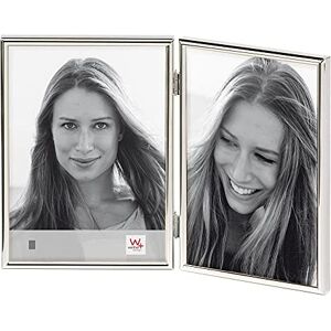 walther design Picture Frame Silver 2X 9x13 cm Chloe Portrait Frame WD219S walther design Picture Frame Silver 2X 9x13 cm Chloe Portrait Frame WD219S