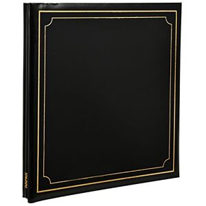 ARPAN Extra-Large 32x26cm Self Adhesive Photo Album 24 Sheets 48 Sides Faux Leather Padded Cover Post bound- Black ARPAN Extra-Large 32x26cm Self Adhesive Photo Album 24 Sheets 48 Sides Faux Leather Padded Cover Post bound- Black