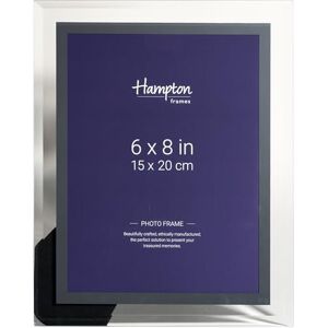Hampton Frames MIRROR Finished Mirror Glass Photo Picture Display Frame 6x8 (15x20cm) GTM24068, Black Hampton Frames MIRROR Finished Mirror Glass Photo Picture Display Frame 6x8 (15x20cm) GTM24068, Black