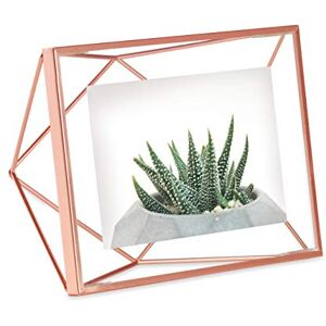 Umbra Prisma Picture Frame, 4 x 6 Photo Display for Desk or Wall, Copper Umbra Prisma Picture Frame, 4 x 6 Photo Display for Desk or Wall, Copper