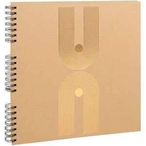 Exacompta Ref 16849E 1 x Graphik spiral photo album 360 photos 60 black pages format 32 x 32 cm cardboard cover covered with black kraft paper Exacompta Ref 16849E 1 x Graphik spiral photo album 360 photos 60 black pages format 32 x 32 cm cardboard cover covered with black kraft paper