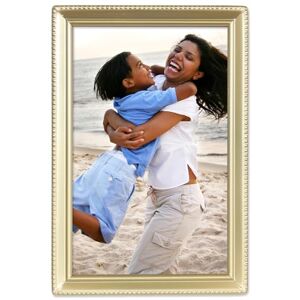 Lawrence Frames Bead Border Design, 4x6, Satin Gold, 1 Count (Pack of 1) Lawrence Frames Bead Border Design, 4x6, Satin Gold, 1 Count (Pack of 1)