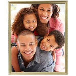 Lawrence Frames Antique Brass 8x10 Picture Frame Bead Border Design Lawrence Frames Antique Brass 8x10 Picture Frame Bead Border Design