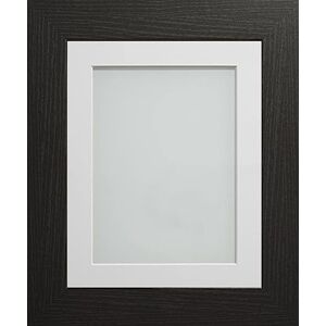 Frame Company Watson Matte Black Picture Photo Frame fitted with Perspex, 24x20 inch with Off-White Mount for image size 20x16 inch Frame Company Watson Matte Black Picture Photo Frame fitted with Perspex, 24x20 inch with Off-White Mount for image size 20x16 inch