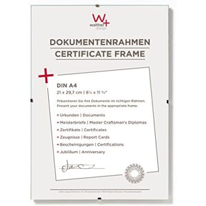 walther design RB130K5 Picture Frame with Clear Glass, 21 x 29.7 cm (DIN A4), Pack of 5, Document Frame, Frameless Picture Holder walther design RB130K5 Picture Frame with Clear Glass, 21 x 29.7 cm (DIN A4), Pack of 5, Document Frame, Frameless Picture Holder