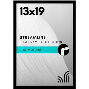 Americanflat 13x19 Picture Frame with Polished Plexiglass Streamline Collection Thin Border Picture Frame for Wall Display Hanging Hardware Included Black Americanflat 13x19 Picture Frame with Polished Plexiglass Streamline Collection Thin Border Picture Frame for Wall Display Hanging Hardware Included Black