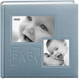 Pioneer DA-200COLB/B 200-Pocket Embossed Baby Leatherette Frame Cover Album for 4 by 6-Inch Prints, Blue Pioneer DA-200COLB/B 200-Pocket Embossed Baby Leatherette Frame Cover Album for 4 by 6-Inch Prints, Blue