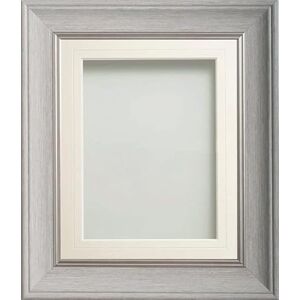 Frame Company Drummond Pale Grey Photo Frame, White V-Groove Mount, 14x11 for A4 (11.75x8.25 inch, fitted with perspex) Frame Company Drummond Pale Grey Photo Frame, White V-Groove Mount, 14x11 for A4 (11.75x8.25 inch, fitted with perspex)