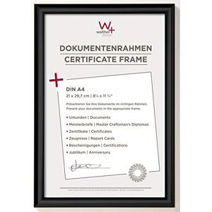 walther design Picture Frame Black 21 x 29,7 cm (DIN A4) Trendstyle Plastic Frame KP130B walther design Picture Frame Black 21 x 29,7 cm (DIN A4) Trendstyle Plastic Frame KP130B