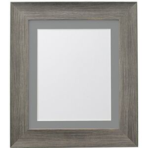 FRAMES BY POST Hygge Picture Photo Frame, Wolf Grey with Dark Grey Mount, 40 x 40 cm Image Size 12 x 12 Inches FRAMES BY POST Hygge Picture Photo Frame, Wolf Grey with Dark Grey Mount, 40 x 40 cm Image Size 12 x 12 Inches