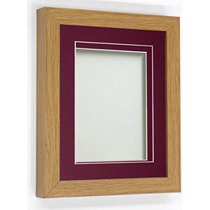 Frame Company Rickman Box 3D Photo Frame, Wood, Beech with Plum Mount, 20x10 for Image Size 18x8 inch Frame Company Rickman Box 3D Photo Frame, Wood, Beech with Plum Mount, 20x10 for Image Size 18x8 inch