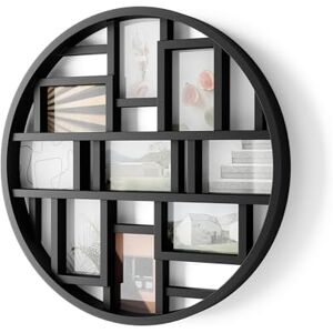 Umbra Luna Collage Picture Frame Holds Nine 4x6 Photos, Large 22-Inch Diameter, Black Umbra Luna Collage Picture Frame Holds Nine 4x6 Photos, Large 22-Inch Diameter, Black