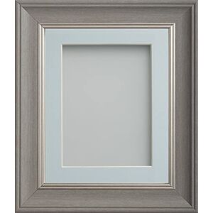 Frame Company Drummond Range Gunmetal Grey 20x16 inch Picture Photo Frame with Light Blue Mount for Image A3 * Choice of Sizes* Fitted with Real Glass Frame Company Drummond Range Gunmetal Grey 20x16 inch Picture Photo Frame with Light Blue Mount for Image A3 * Choice of Sizes* Fitted with Real Glass