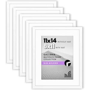 Americanflat 11x14 Picture Frame Set of 5 in White Use as 8x11 Picture Frame with Mat or 11x14 Frame Without Mat Picture Frames Collage Wall Decor with Plexiglass Cover Gallery Wall Frame Set Americanflat 11x14 Picture Frame Set of 5 in White Use as 8x11 Picture Frame with Mat or 11x14 Frame Without Mat Picture Frames Collage Wall Decor with Plexiglass Cover Gallery Wall Frame Set