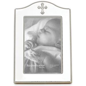 Reed And Barton Reed & Barton Abbey Cross Silverplate 4" X 6" Frame, Silver-plated, Metallic, 1.05 LB Reed And Barton Reed & Barton Abbey Cross Silverplate 4" X 6" Frame, Silver-plated, Metallic, 1.05 LB